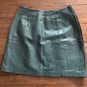 Jill Stuart Leather Skirt Size 2